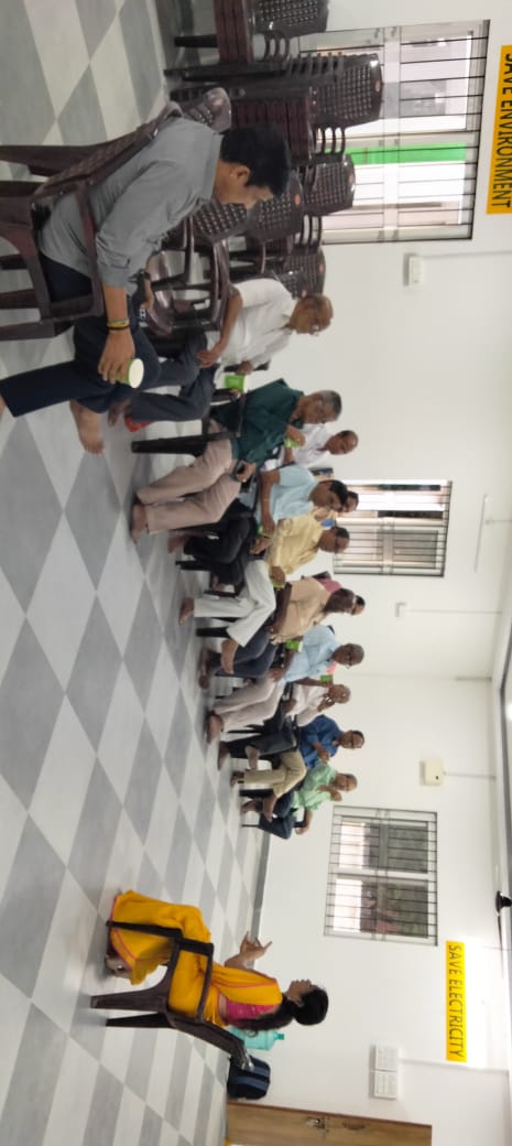 Coach taking class at Wellness camp on 27 Oct 2024